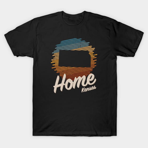 Vintage Kansas Home T-Shirt by Ostakos